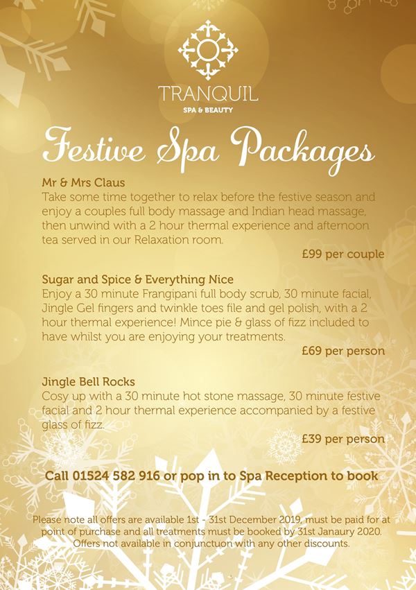 xmas spa days